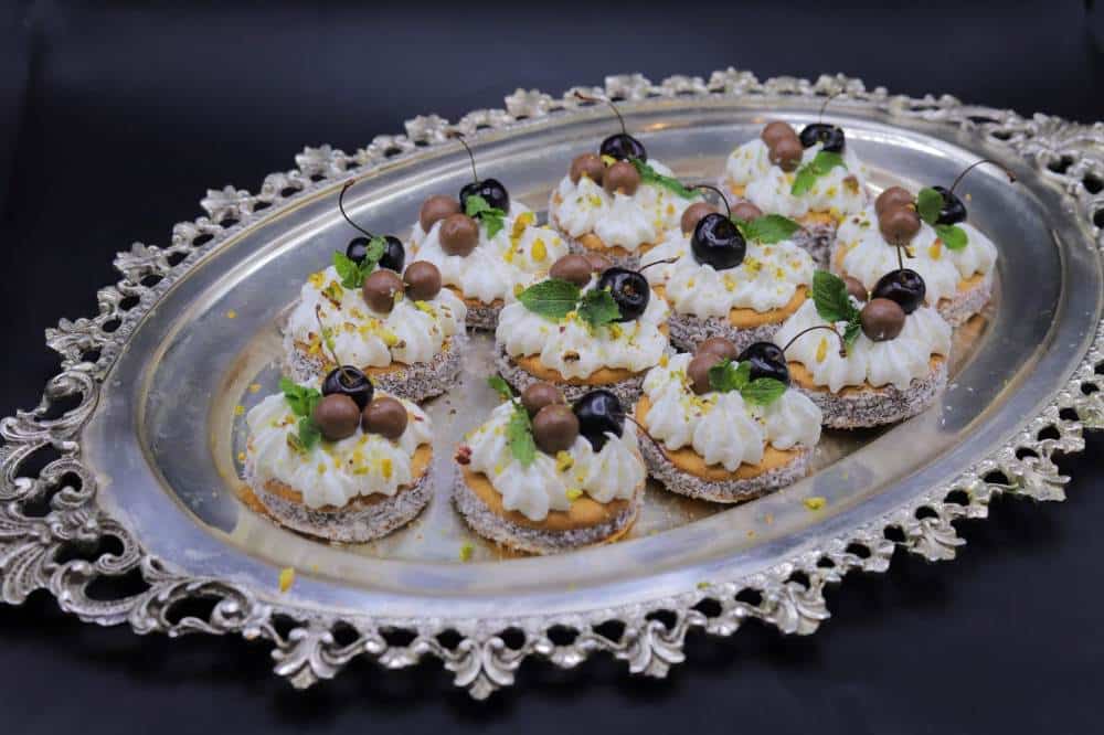 بسكوت القمح بحشوة الكاسترد