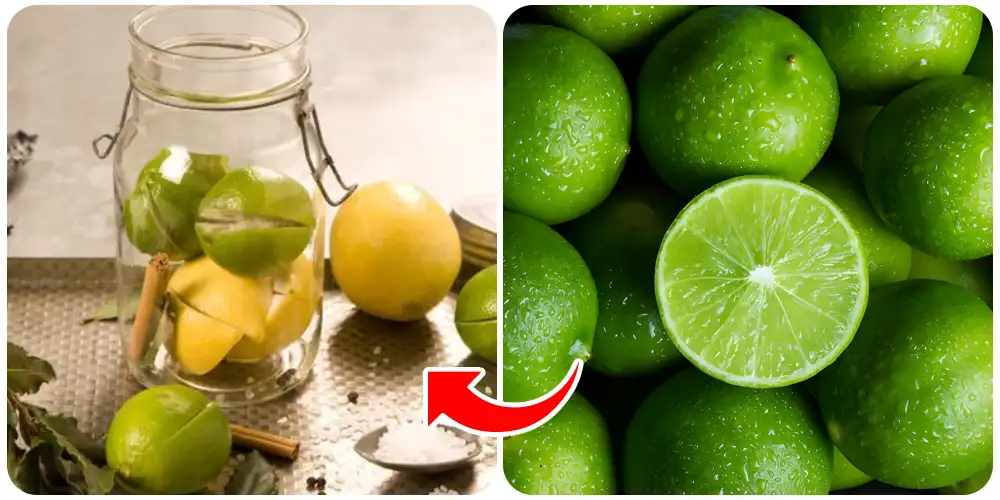 طريقة تخليل الليمون الأخضر