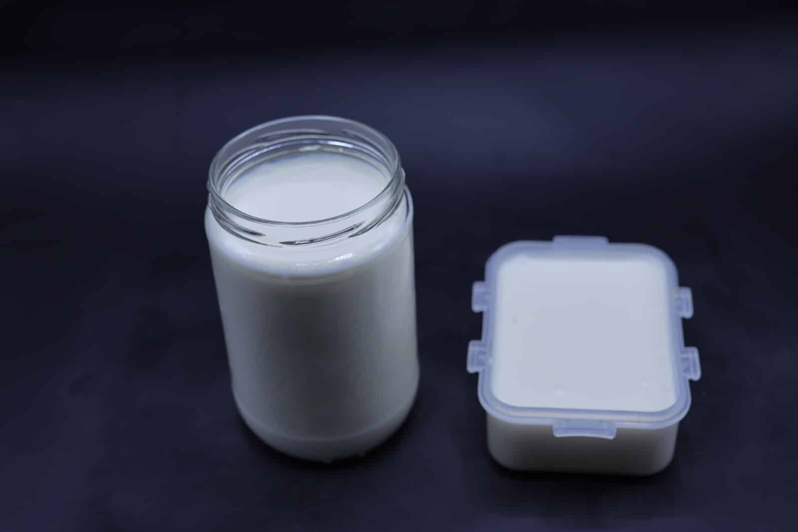 جبنة كريمي باللبن القاطع