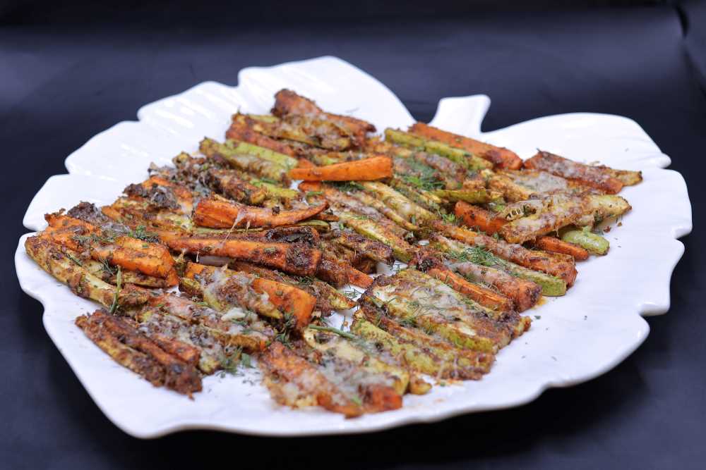 خضار مشوي بالجبنة