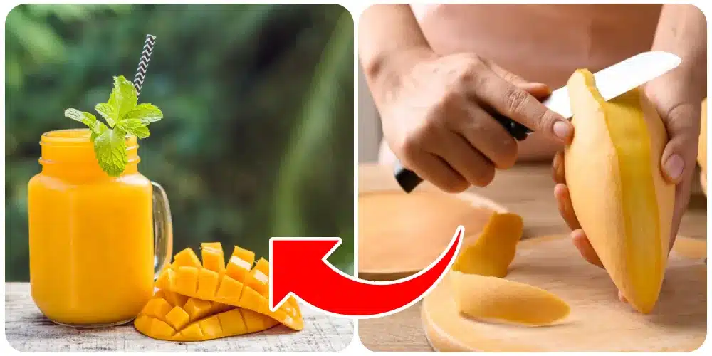 طرق استخدام قشر المانجو لعمل العصير مثل المحلات.. وفوائده