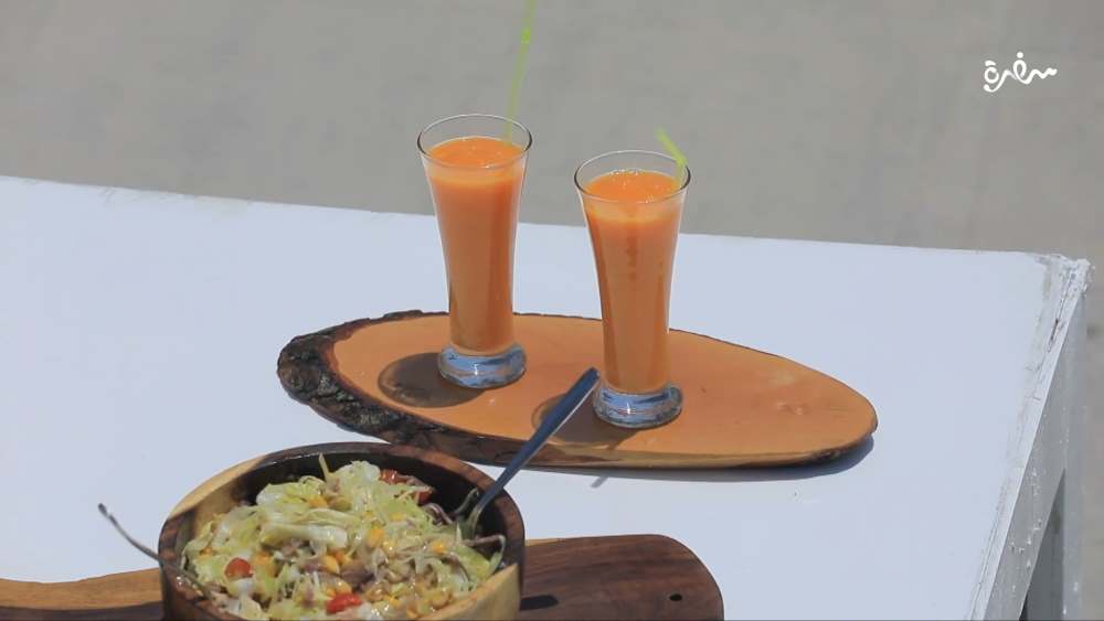 عصير برتقال بالجزر