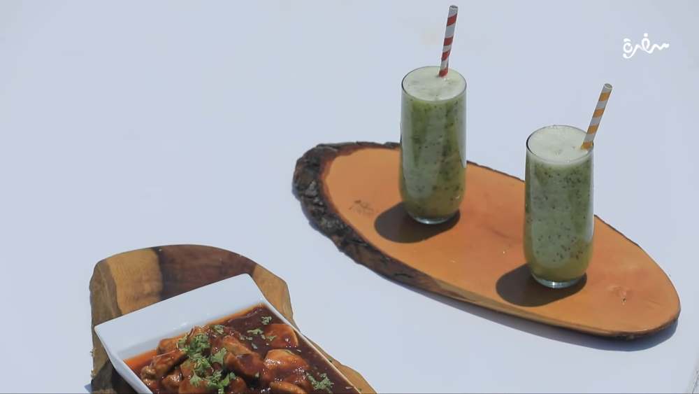 عصير كيوي بالليمون