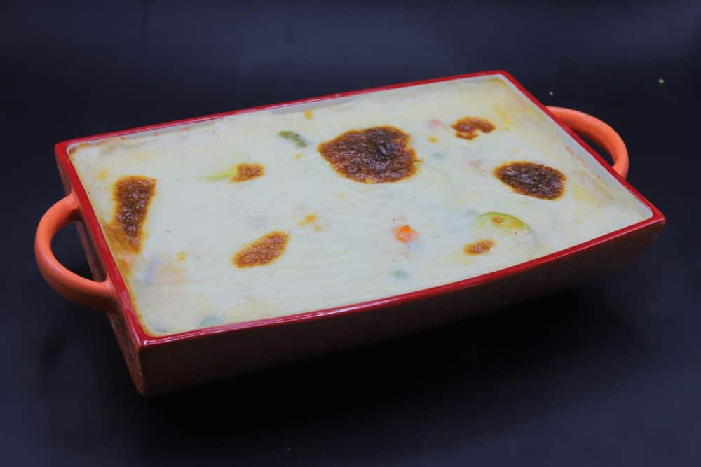 فريك بالخضار والبشاميل