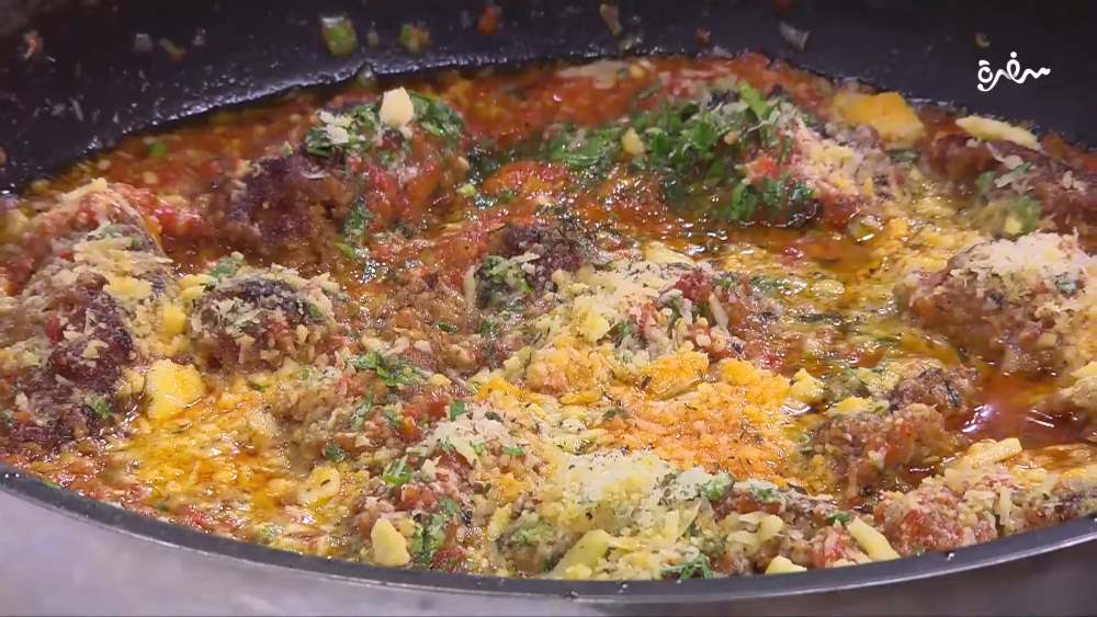 كفتة بالفلفل الحلو