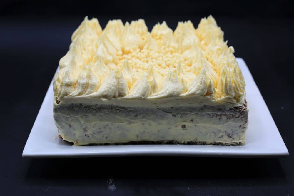 كيك الشوكولاتة البيضاء