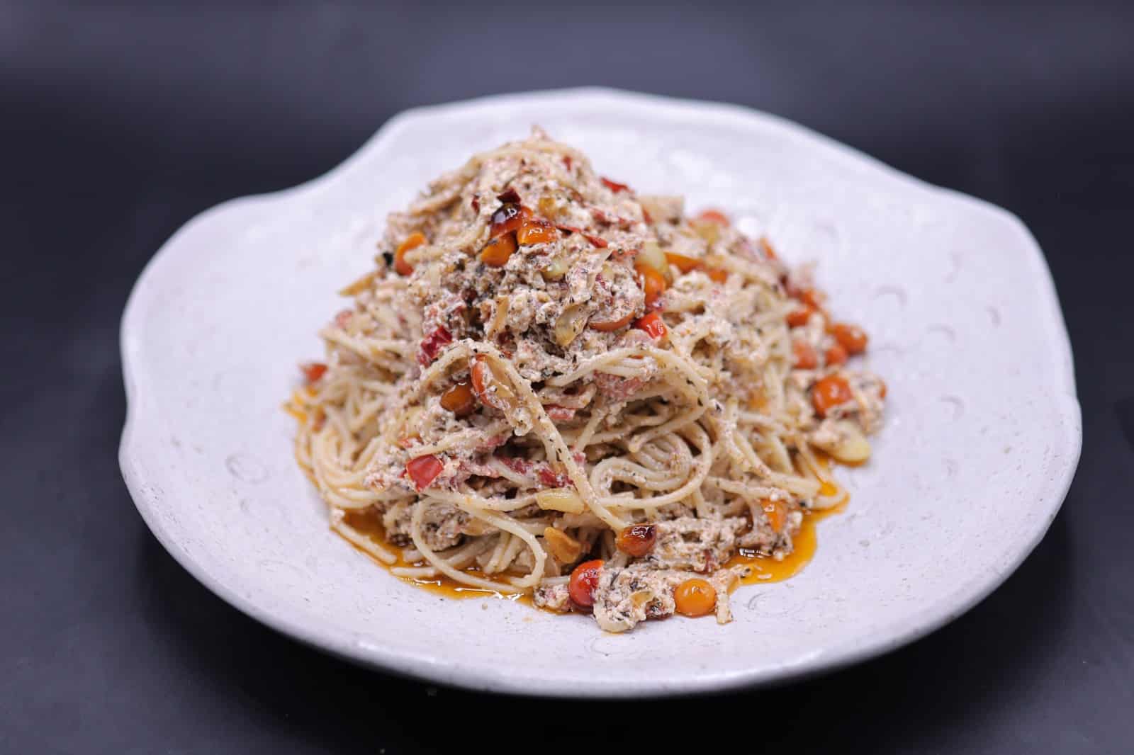 مكرونة بالجبنة الفيتا فى الفرن