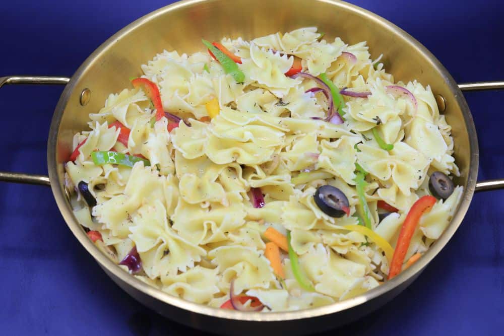 مكرونة بالخضار