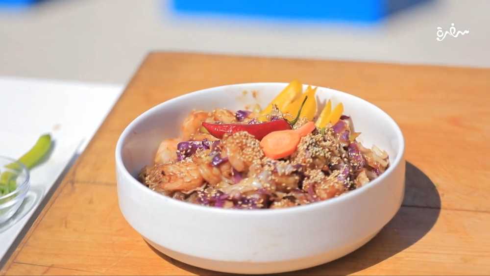 نودلز حارة بالجمبري