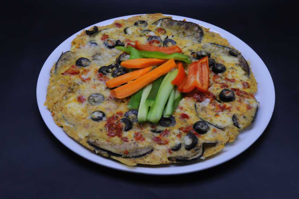 أومليت البيض بالباذنجان