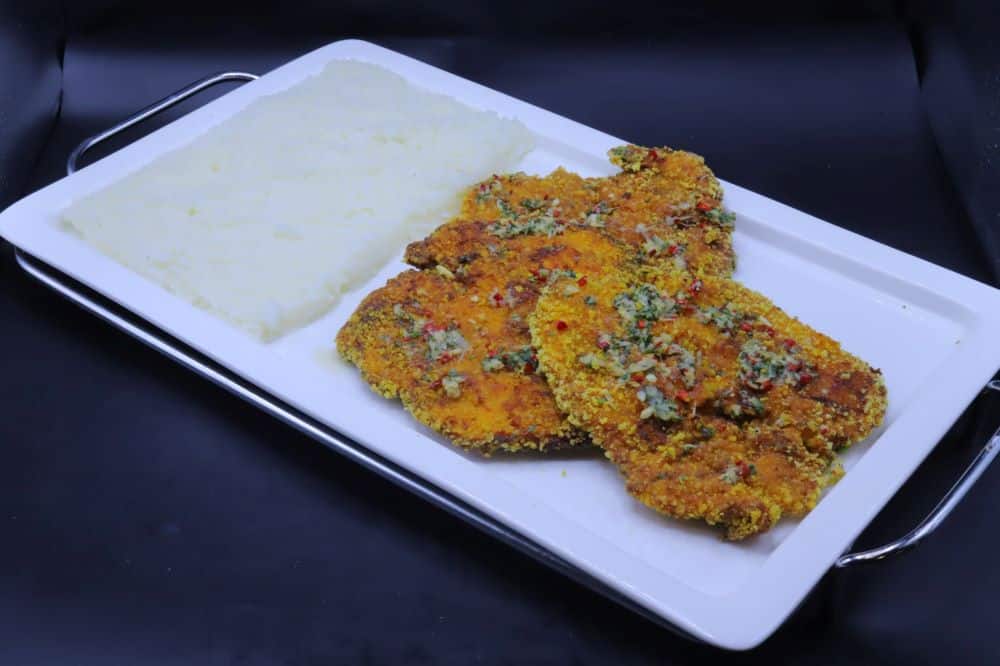 اسكالوب بصلصة الثوم والبارميجان