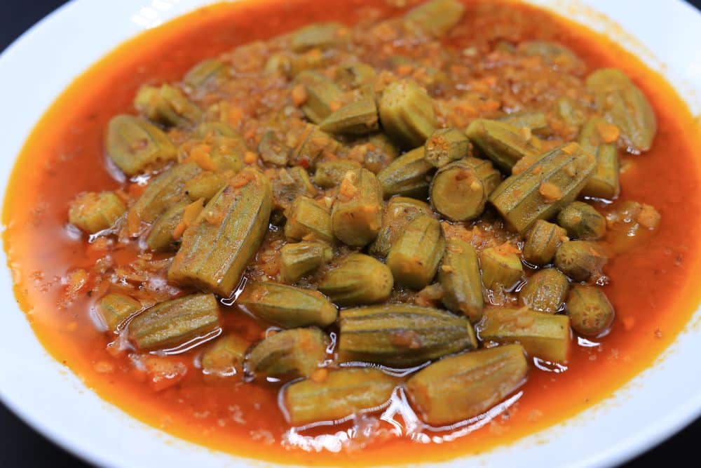 بامية بالزيت