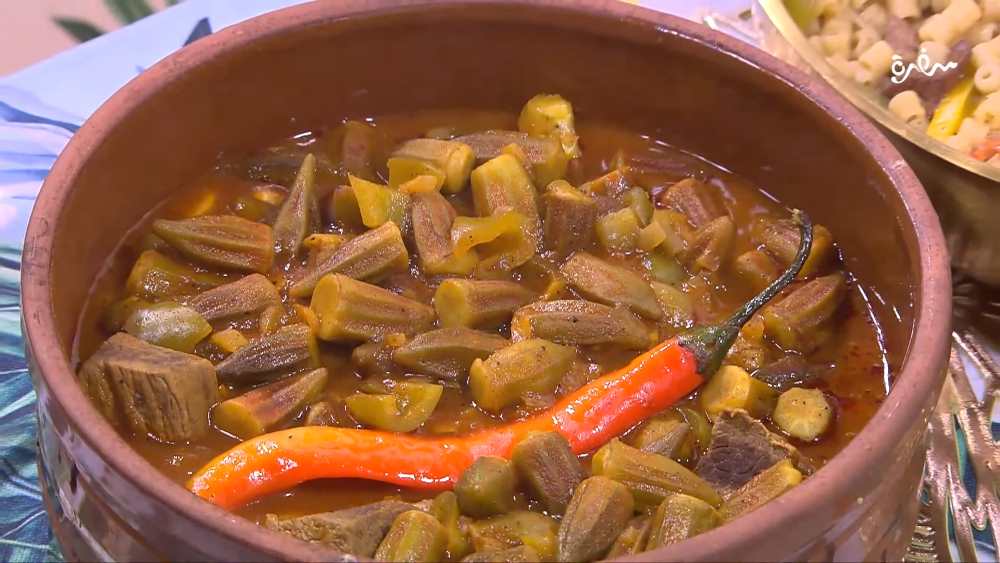 بامية باللحمة