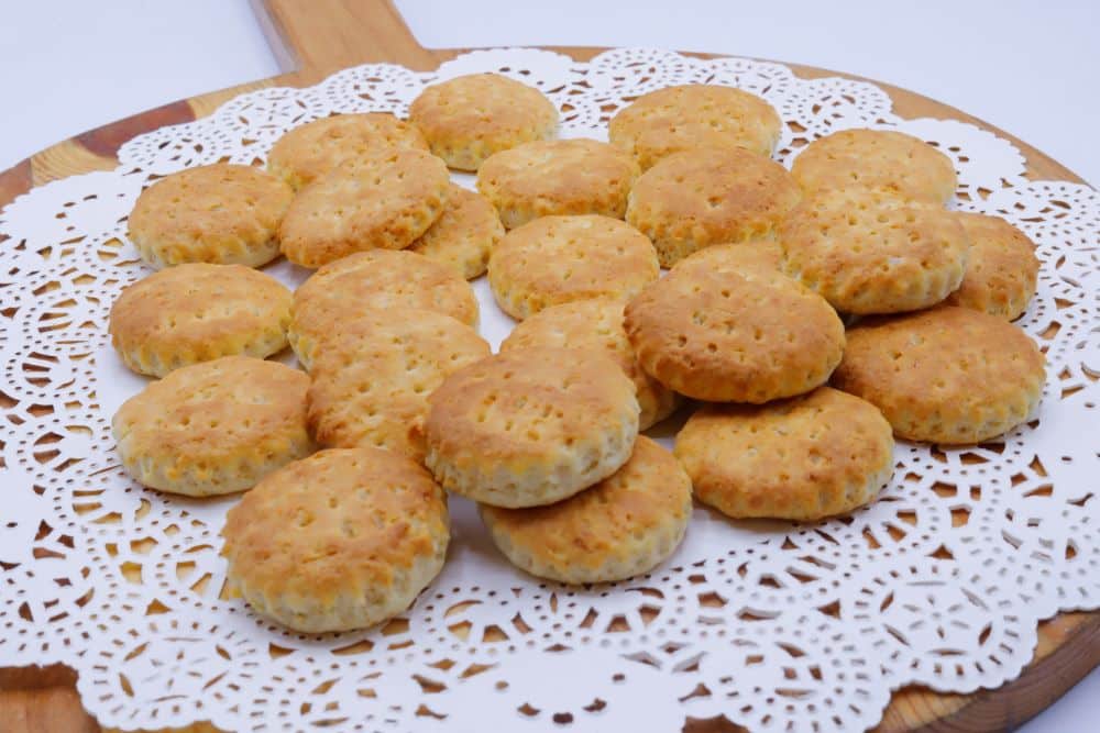 بسكوت بالجبنة البيضاء