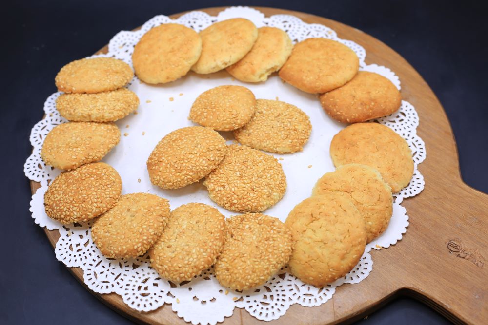 بسكوت بالسمسم