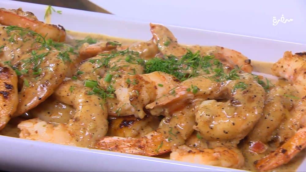 جمبري بصوص الزبدة والثوم