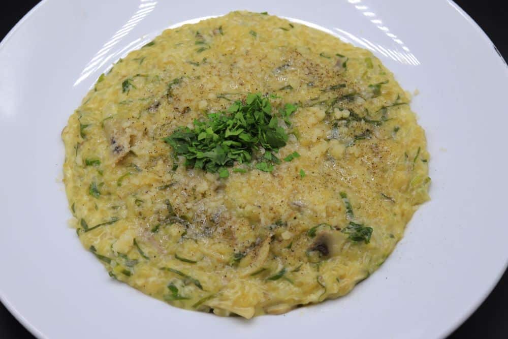 ريزوتو لسان العصفور