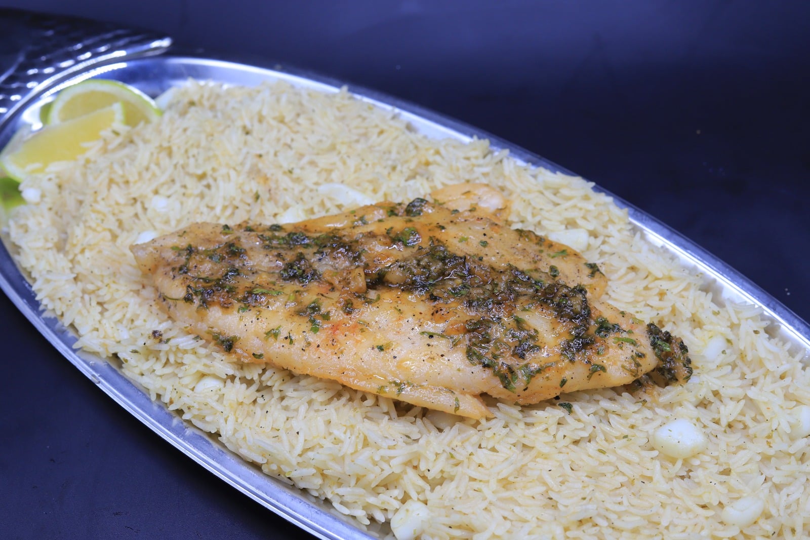 سمك بالعسل والثوم