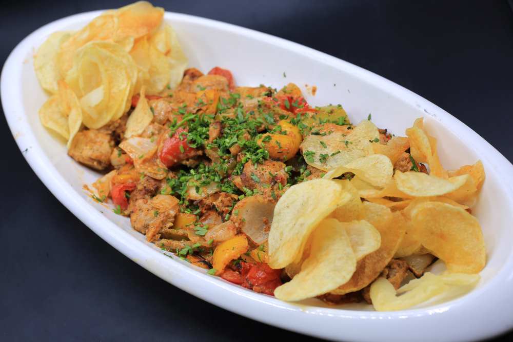 شيش طاووق في الفرن