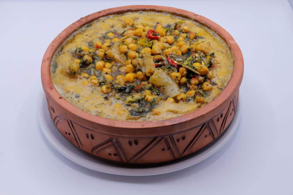 طاجن كوارع بالحمص