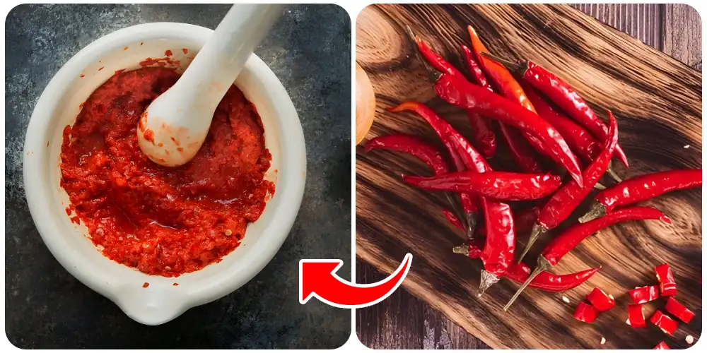 طريقة عمل هريسة الفلفل الأحمر