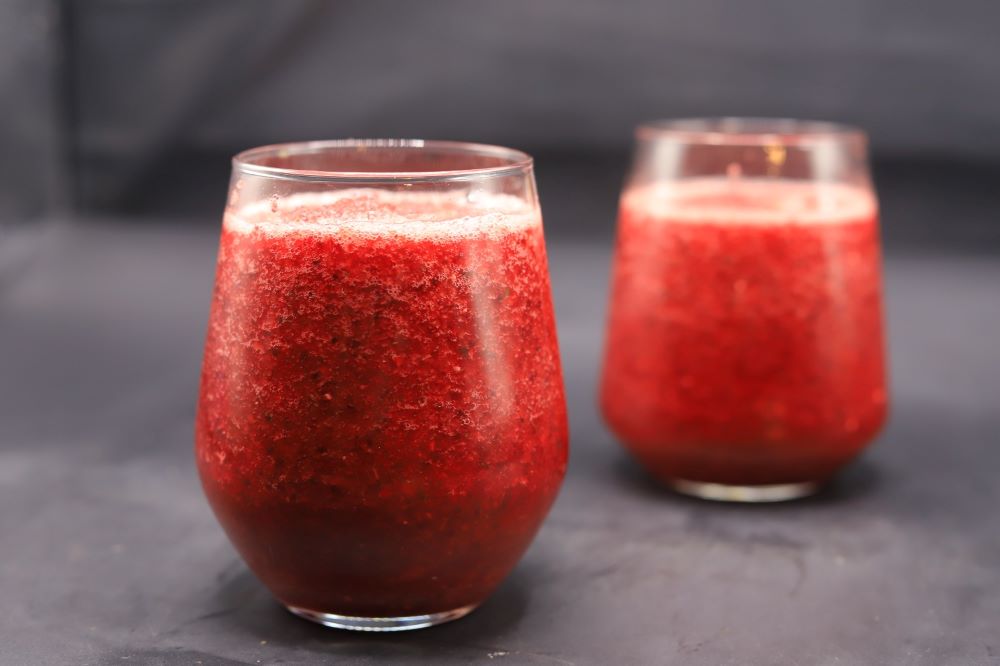 عصير البنجر بالزنجبيل والبرتقال