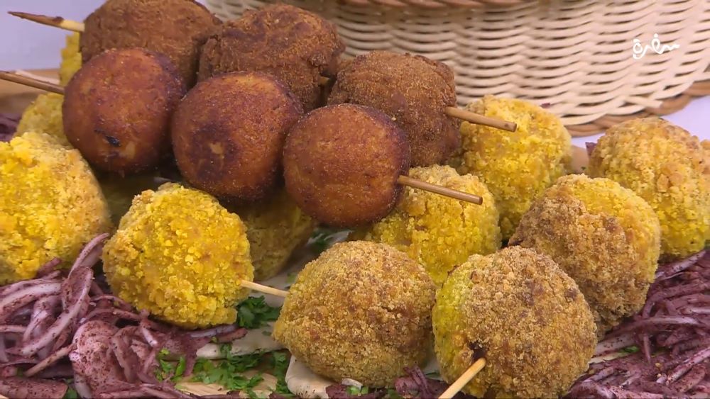 كرات دجاج بحشوة الجبنة
