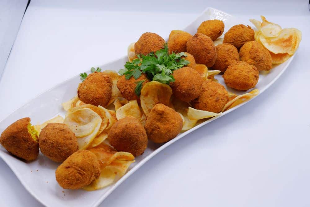 كفتة دجاج بالبطاطس والخضار