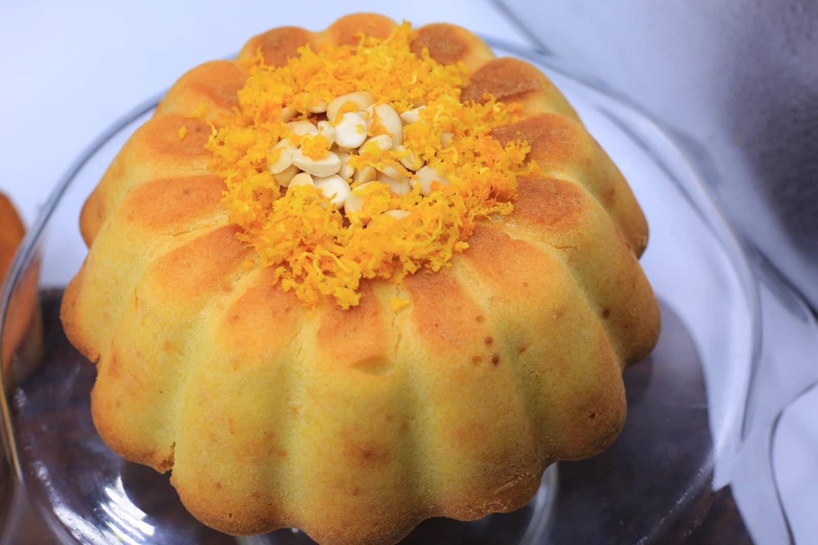 كيكة برتقال بدون جلوتين