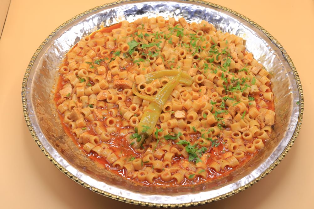 المبكبكة بالفراخ