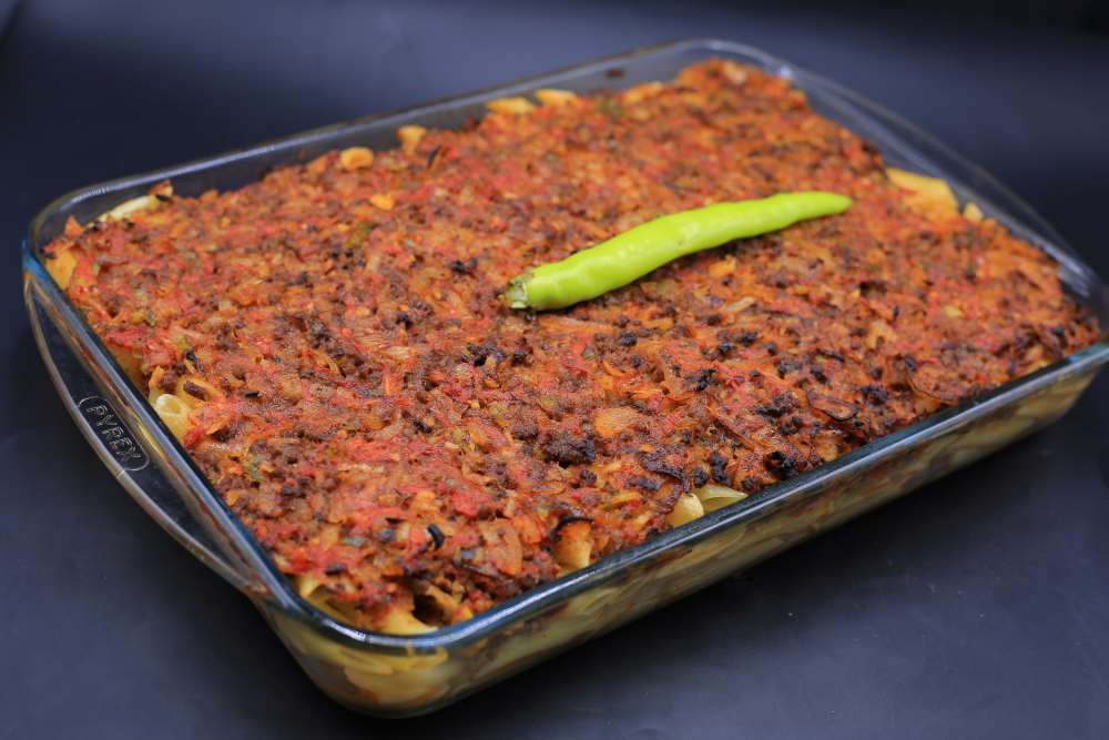 مكرونة بالبصل المكرمل