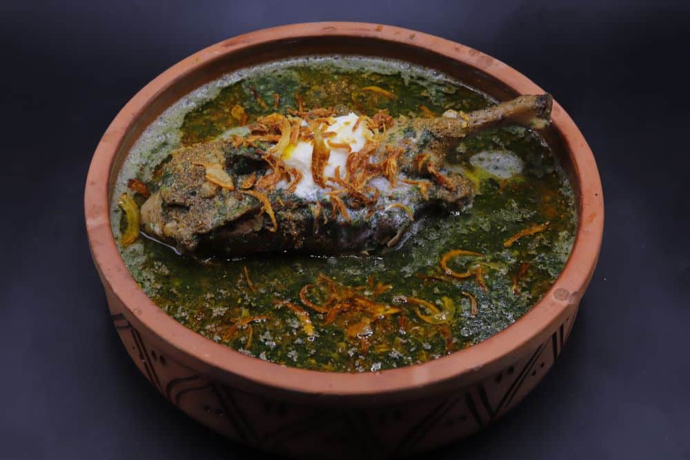 ملوخية بالبط