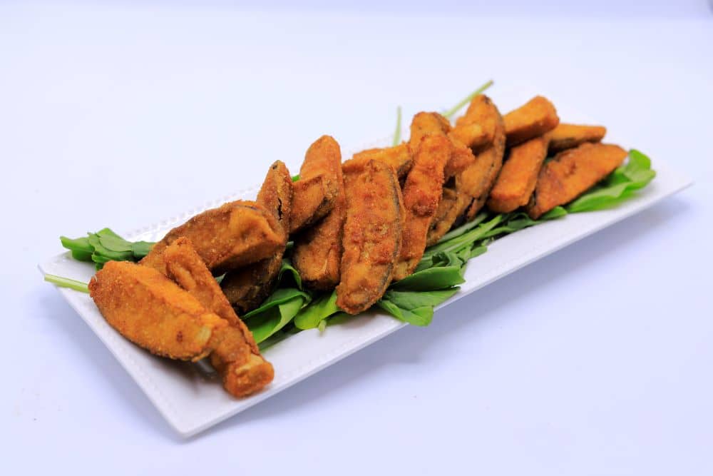 أصابع الباذنجان المقرمش