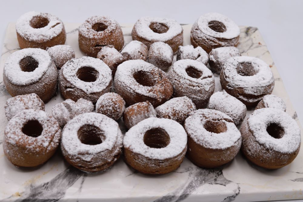 الدونتس السريع بالكاكاو