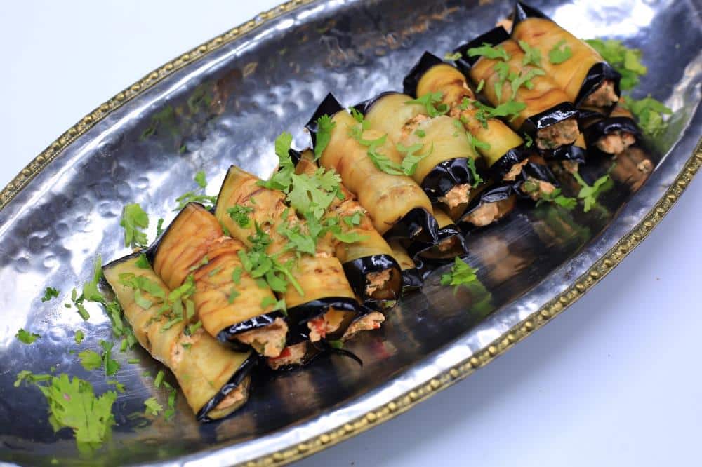 باذنجان روول بالجبنه