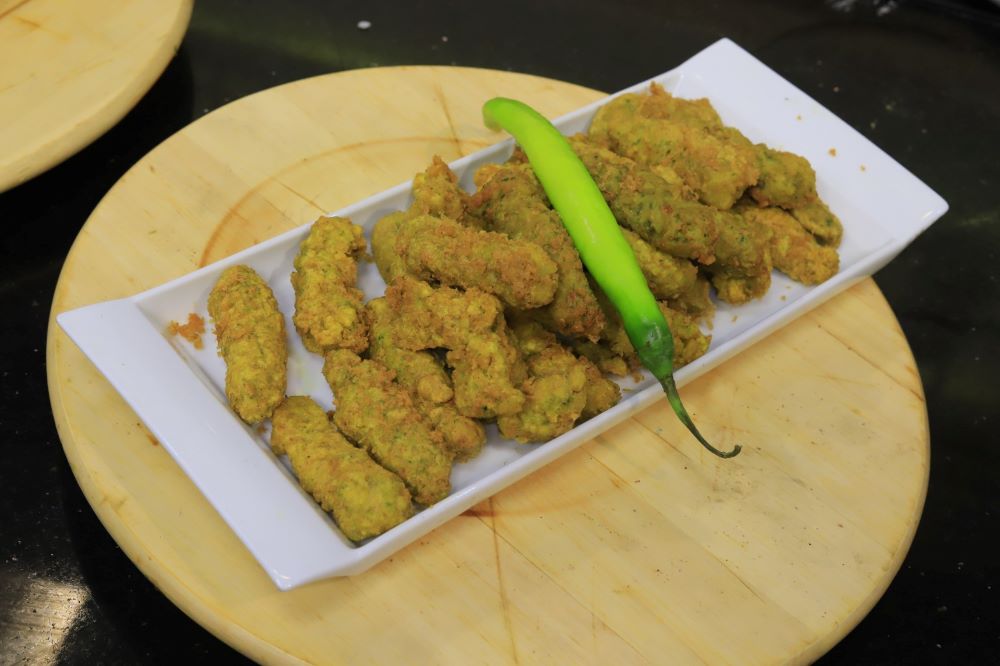 بطاطس بالكزبرة والطشة