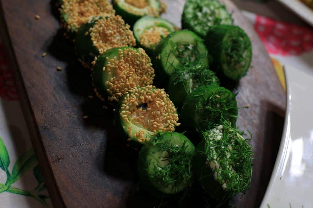 خيار بحشو الجبنة