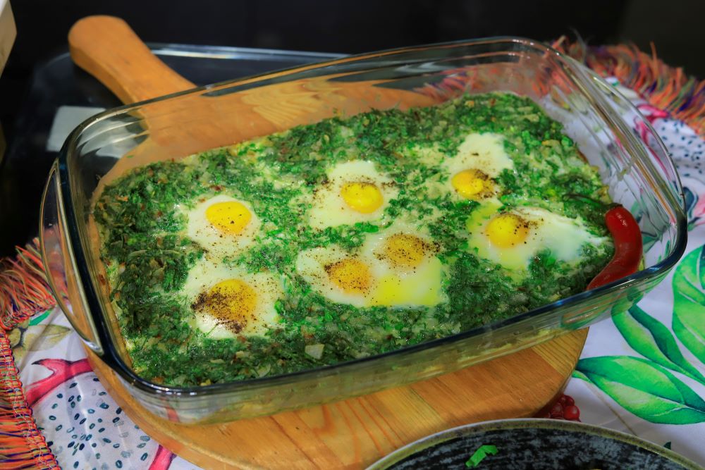 شكشوكة بالخضرة