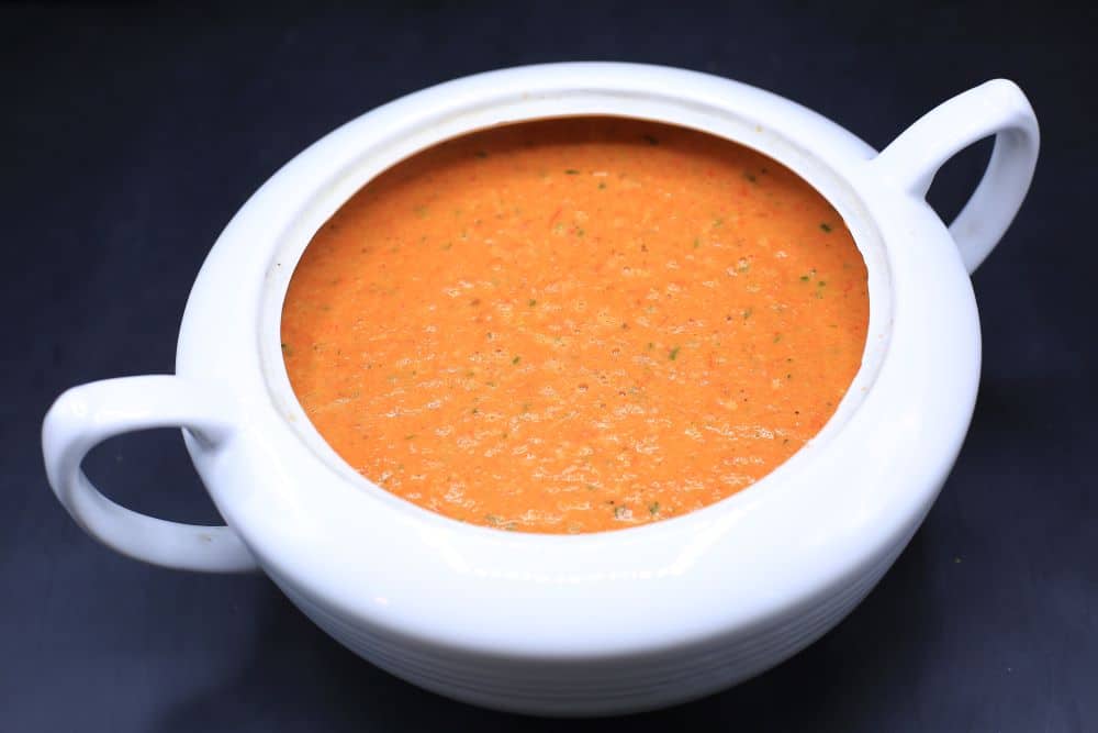 شوربة الخضار المشوي