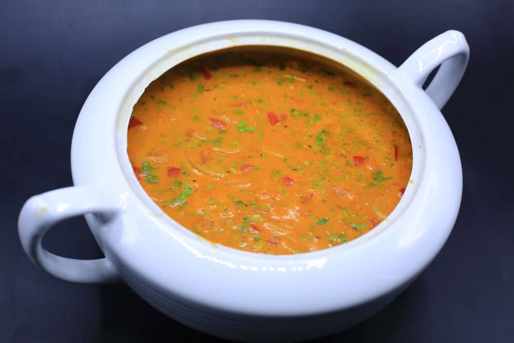 شوربة العدس الكريمي