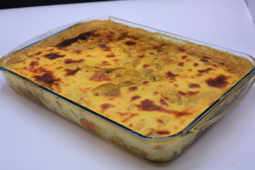 صينية بطاطس بالقرع