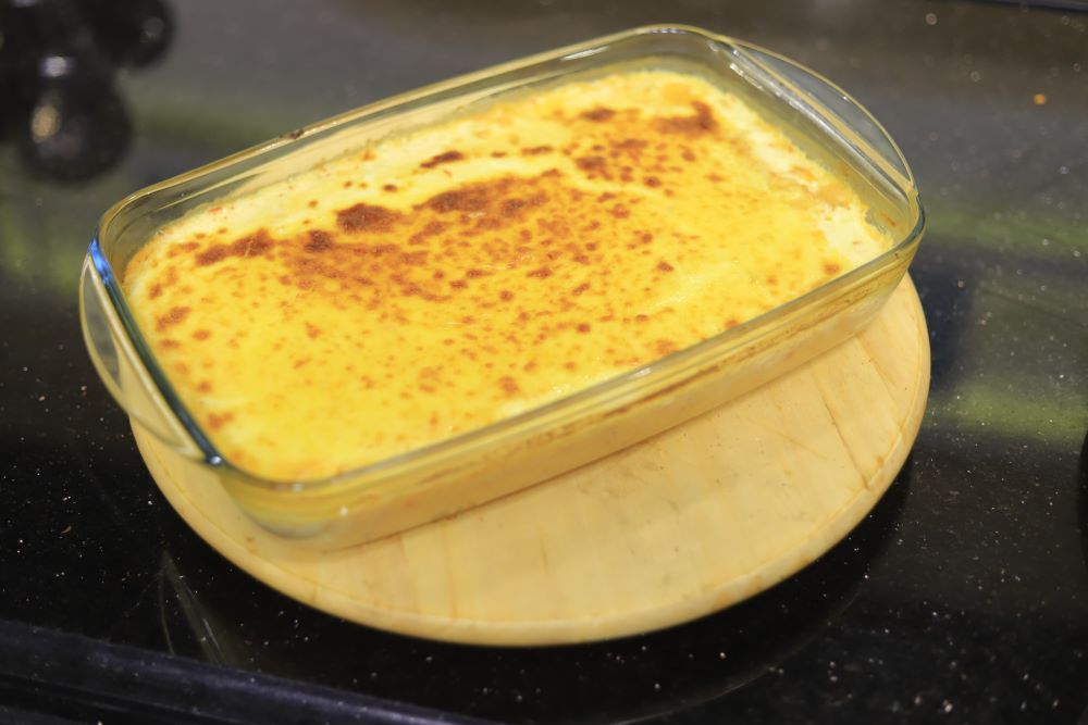 صينية بطاطس بيوريه جرتان