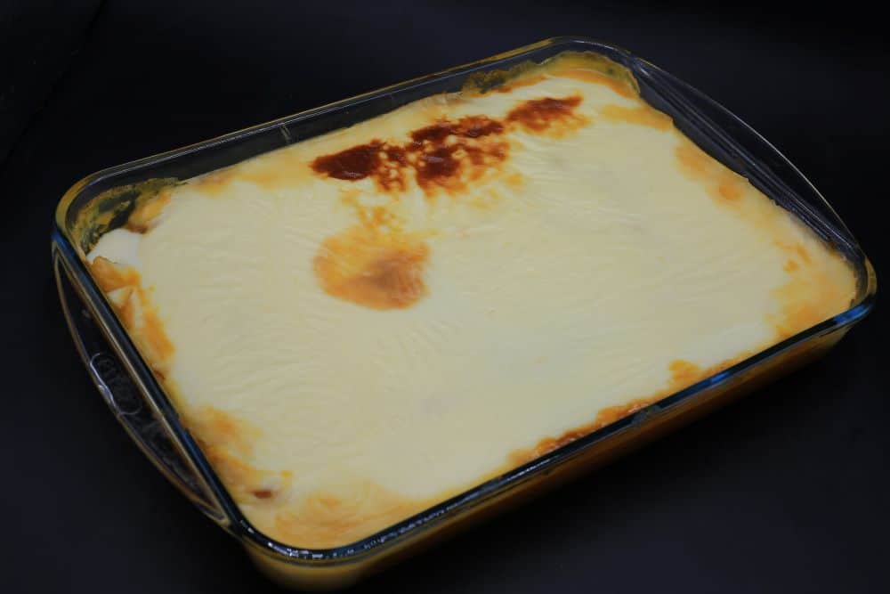 طاجن البطاطا بالكريمة