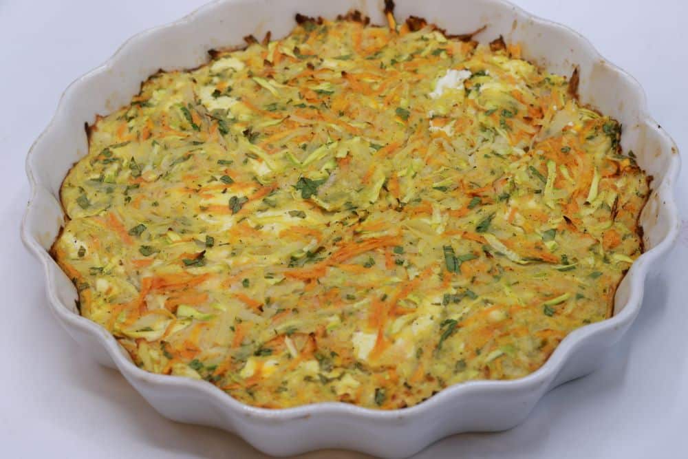 فطيرة الخضار والجبن الأبيض بطريقة غادة التلي