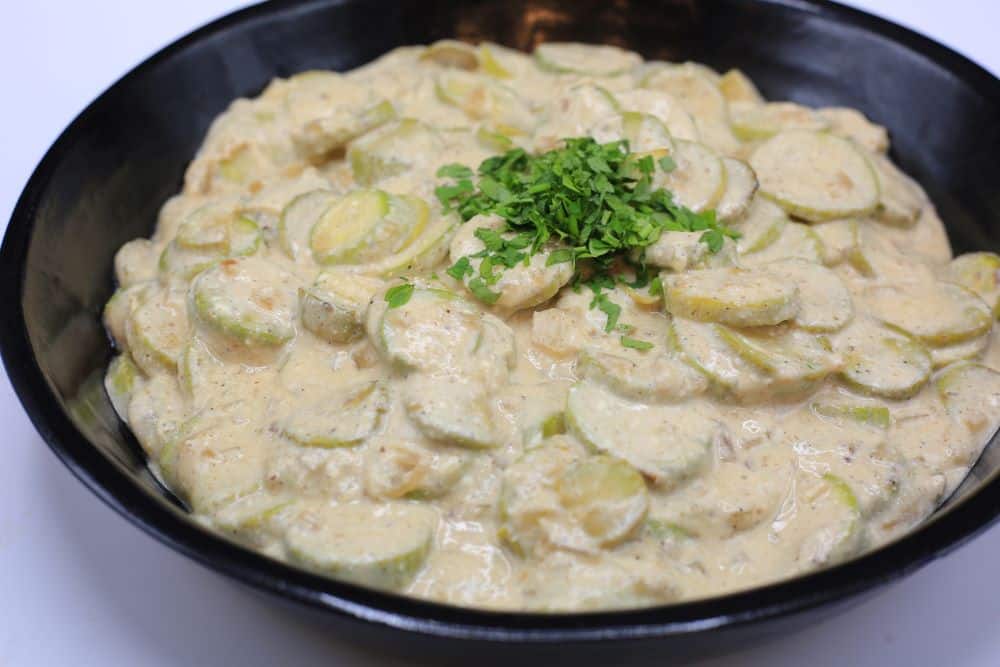 كوسة باللبن