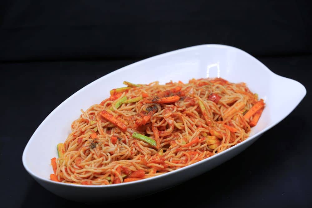 مكرونة بالخضروات