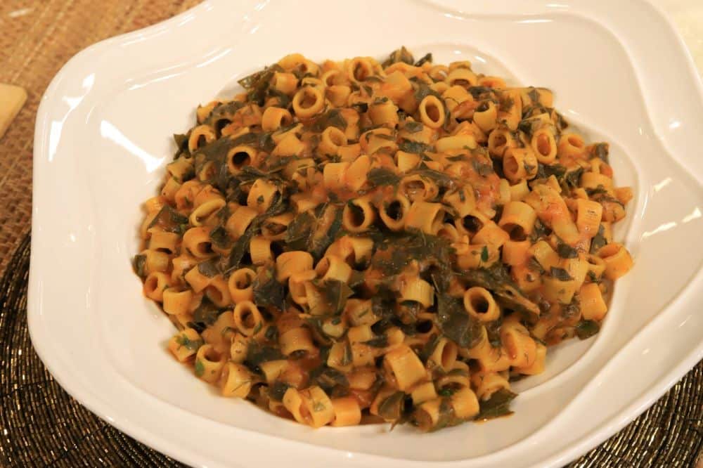 مكرونة بورق العنب