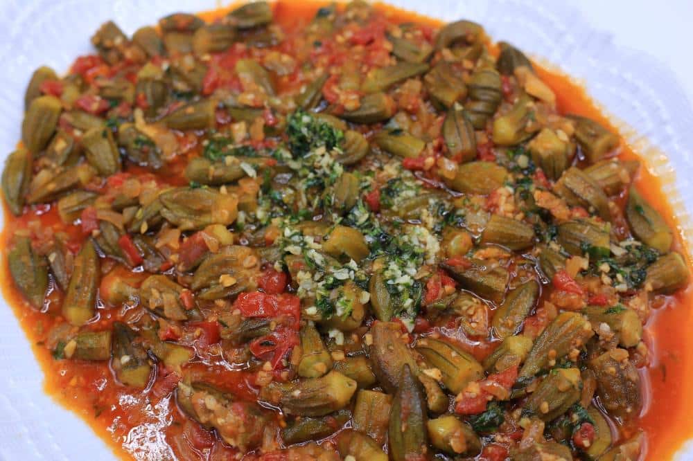 باميه بالزيت