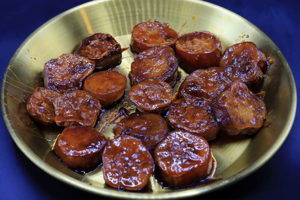 بطاطا بالعسل الأسود