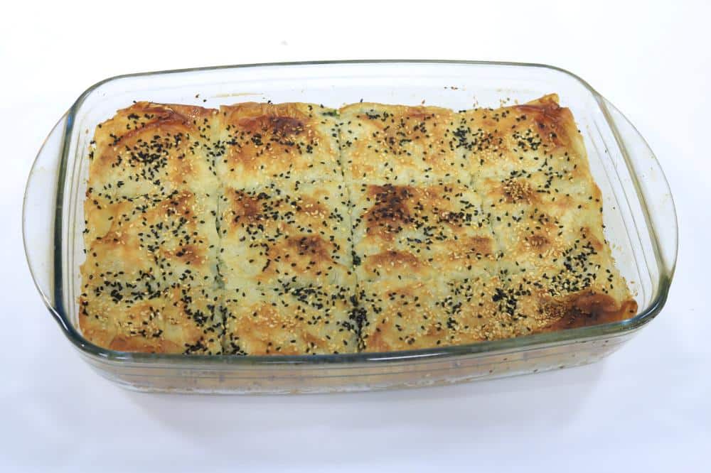 جلاش سبانخ وجبنه